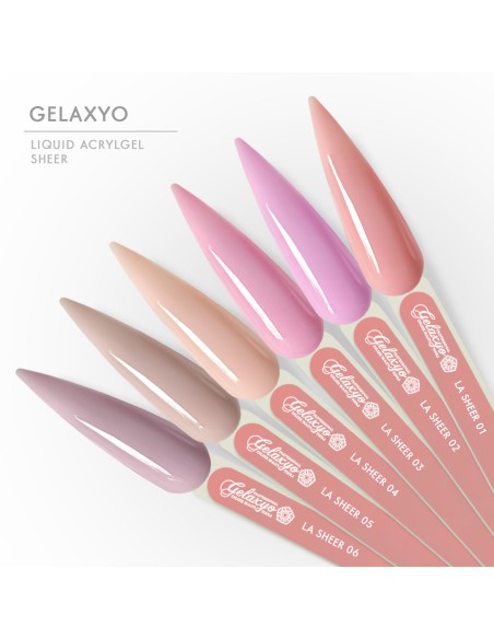 Gelaxyo Liquid Acrylgel Hema Free SHEER02  7ml