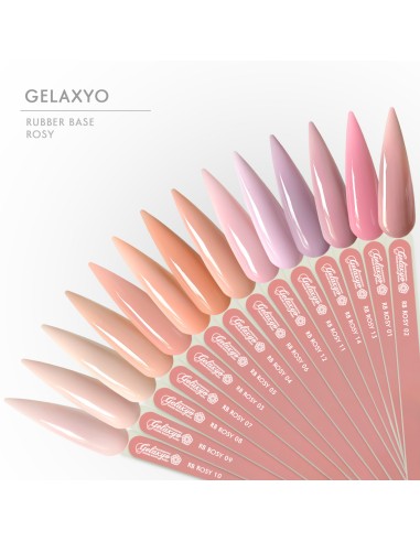 Gelaxyo Rubber Base ROSY 01 - Hema Free  7ml