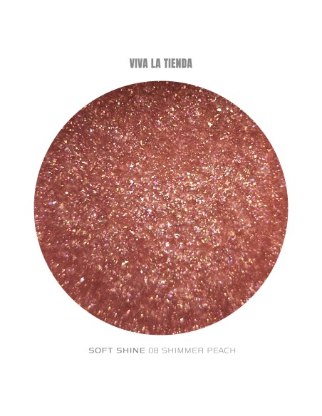 VIVA LA TIENDA POLYGEL Soft Shine 08 - Shimmer Peach - 15ml
