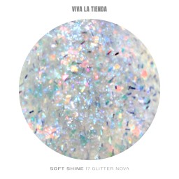 VIVA LA TIENDA POLYGEL Soft Shine 17 - Glitter Nova - 15ml 2