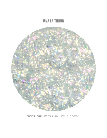 VIVA LA TIENDA POLYGEL Soft Shine 18 - Luminous Cream - 15ml