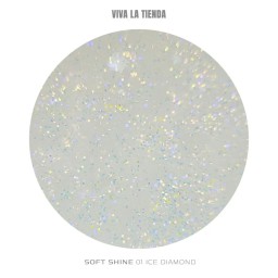 VIVA LA TIENDA POLYGEL Soft Shine 01 - Ice Diamond - 15ml 2