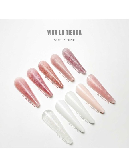 VIVA LA TIENDA POLYGEL Soft Shine 01 - Ice Diamond - 15ml