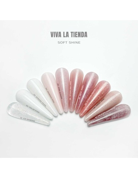 VIVA LA TIENDA POLYGEL Soft Shine 01 - Ice Diamond - 15ml