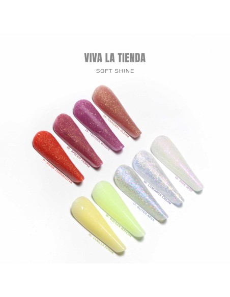 VIVA LA TIENDA POLYGEL Soft Shine 01 - Ice Diamond - 15ml