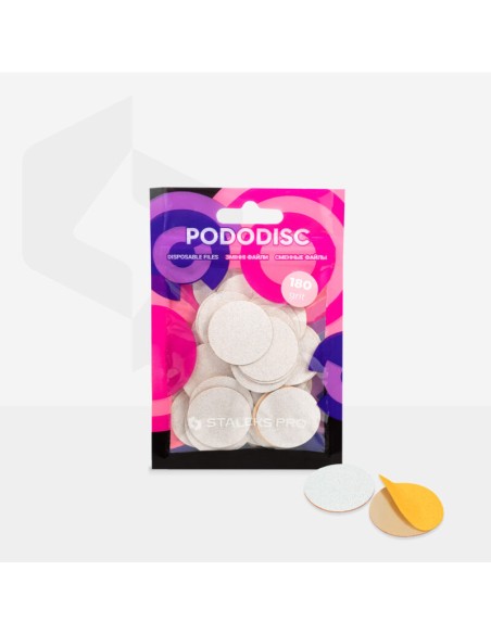 SET 50 PILE DE SCHIMB STALEKS pentru DISCUL DE PEDICHIURA 25mm 180 granulație