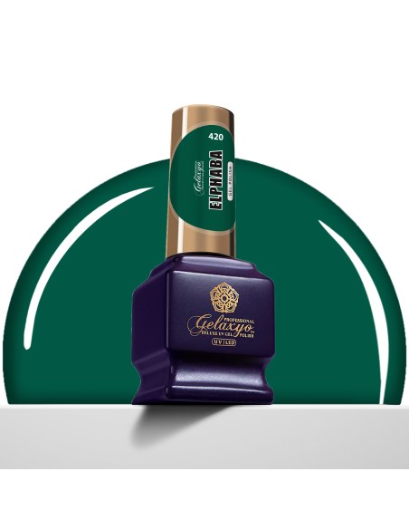 Oja Semipermanenta Gel Polish Verde Gelaxyo Elphaba 420 - 7 ml