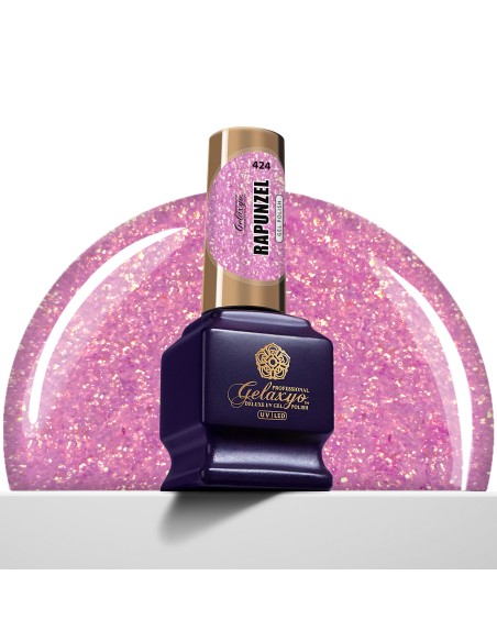 Oja Semipermanenta Gel Polish Roz Gelaxyo Rapunzel 424 - 7 ml