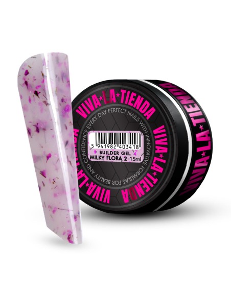 VIVA LA TIENDA MILKY FLORA 02 - 15ml - BUILDER GEL