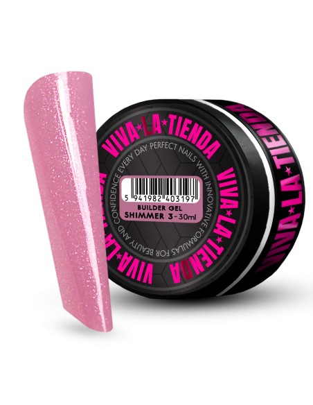 VIVA LA TIENDA BUILDER GEL SHIMMER 03 - 15ml