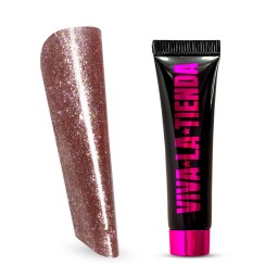 VIVA LA TIENDA POLYGEL Prosecco 11 - Rosy Stardust - 15ml