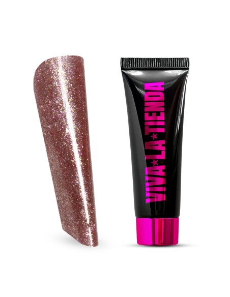 VIVA LA TIENDA POLYGEL Prosecco 11 - Rosy Stardust - 30ml