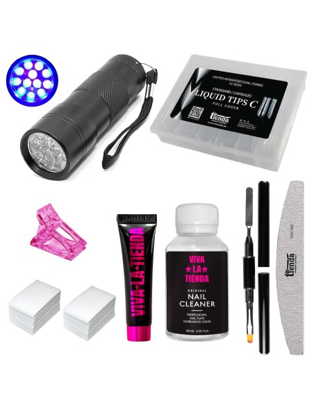 KIT POLYGEL 1 CU TIPSURI REUTILIZABILE