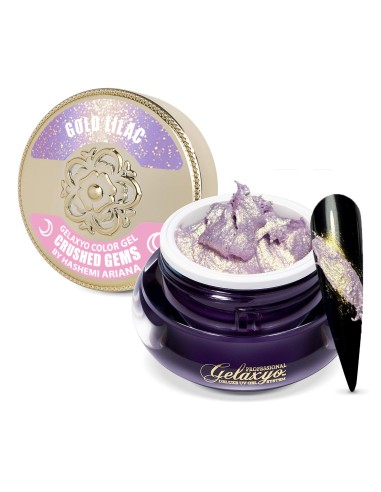 Gelaxyo Crushed Gems Gold-Lilac - 5ml ARIANA...
