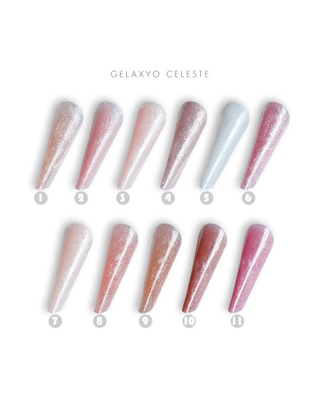 GELAXYO CELESTE 10 - 15ml gel autonivelant