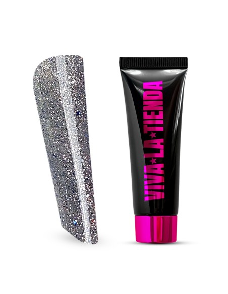VIVA LA TIENDA POLYGEL Crystal 10 - Silver Ice - 15ml