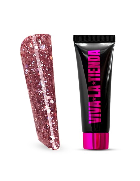 VIVA LA TIENDA POLYGEL Crystal 12 - Rosy Meteor - 30ml