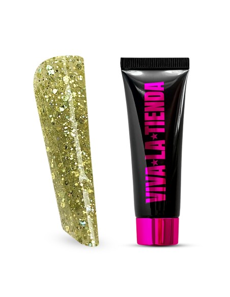 VIVA LA TIENDA POLYGEL Crystal 14 - Lemon Stardust - 15ml