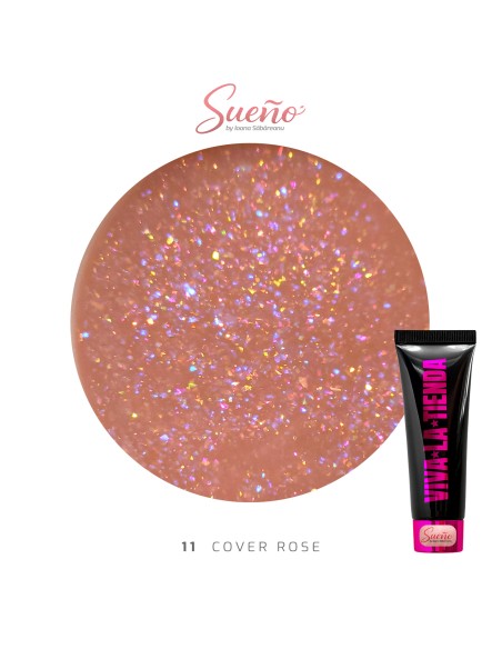 Viva La Tienda Polygelul Sueño 11 - Cover Rose 15ml - by Ioana Săbăreanu