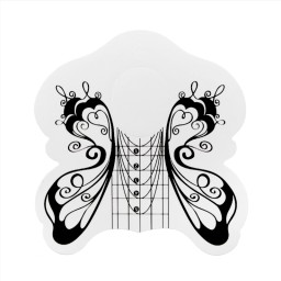 ŞABLOANE FLUTURE NEGRU FORME OVALE 300buc. 2