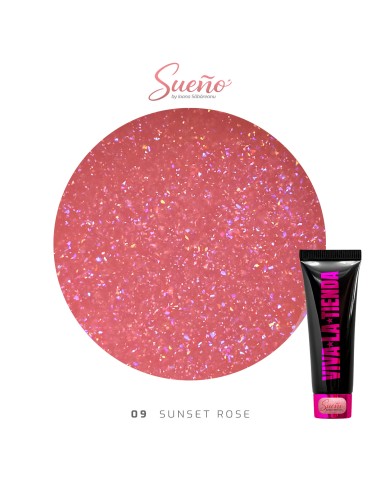 Viva La Tienda Polygelul Sueño 09 - Sunset Rose 30ml - by Ioana Săbăreanu