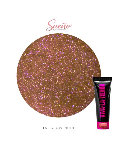 Viva La Tienda Polygelul Sueño 15 - Glow Nude 30ml - by Ioana Săbăreanu