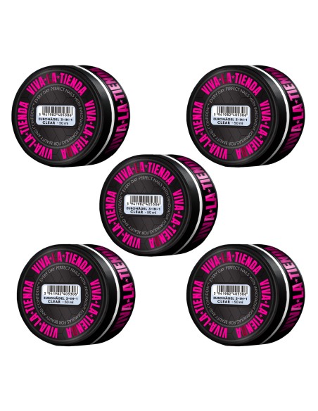 GEL 3 in 1 CLEAR - VIVA LA TIENDA 5 x 50ml