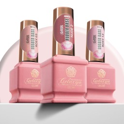 GELAXYO NUDE & ROSY - TRIO RUBBER BASE SET 15ml + 2x7ml