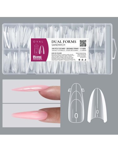 Dual Forms Sandwich OVAL set 240 buc, 15 mărimi...