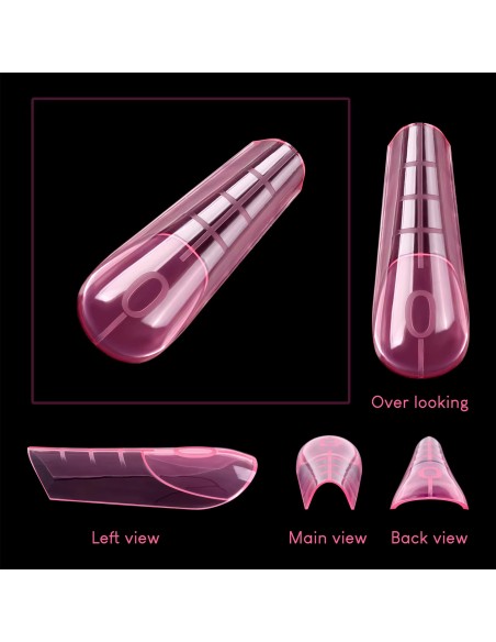 Dual Forms Balerina - PERFECT FRENCH set 120 buc, 12 mărimi, reutilizabile