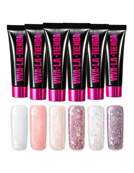 SET POLYGEL VIVA LA TIENDA 6 x 15 ml