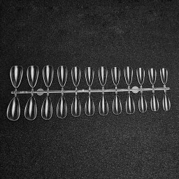 GEL TIPS ALMOND MEDIUM SET 24 BUC DIVERSE MĂRIMI 2