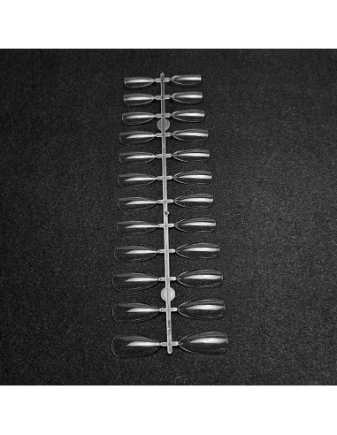 GEL TIPS ALMOND MEDIUM SET 24 BUC DIVERSE MĂRIMI