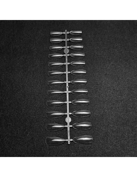 GEL TIPS ALMOND MEDIUM SET 24 BUC DIVERSE MĂRIMI