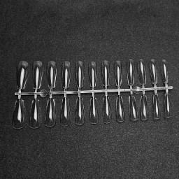 GEL TIPS BALLERINA LONG SET 24 BUC DIVERSE MĂRIMI