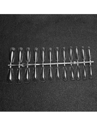 GEL TIPS BALLERINA LONG SET 24 BUC DIVERSE MĂRIMI
