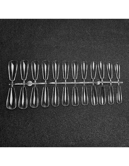 GEL TIPS BALLERINA LONG SET 24 BUC DIVERSE MĂRIMI