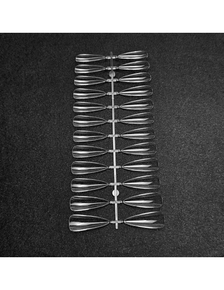 GEL TIPS STILETTO LONG SET 24 BUC DIVERSE MĂRIMI