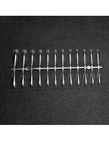 GEL TIPS STILETTO LONG SET 240 BUC DIVERSE MĂRIMI