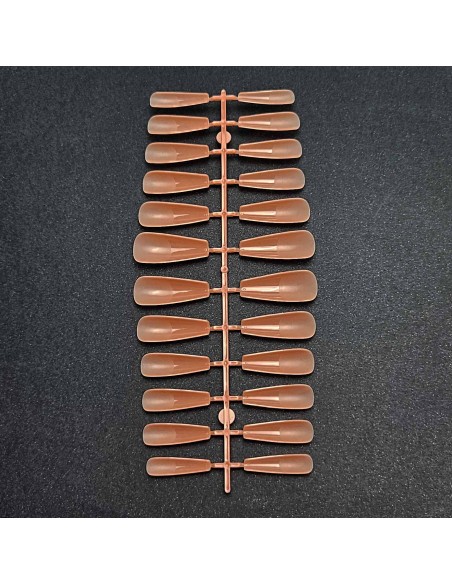 GEL TIPS BALLERINA LONG PINK BEIGE SET 24 BUC DIVERSE MĂRIMI