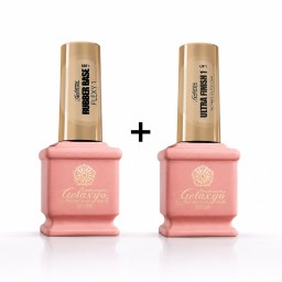 PACHET DUO Rubber Base Flexy 01 + UF1 2x15ml