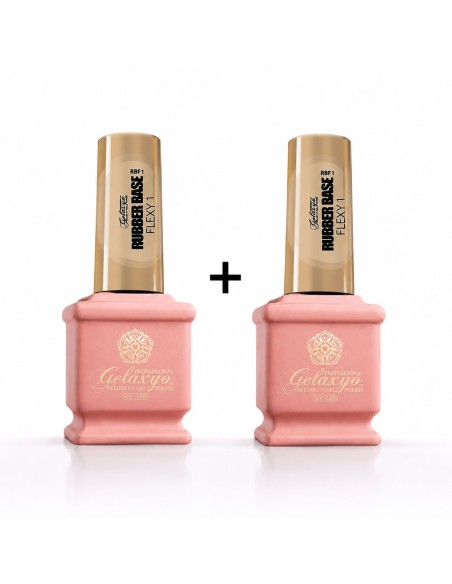 PACHET 1+1 GRATIS GELAXYO Rubber Base Flexy 01 15ml