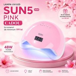 LAMPA SUN5 DUAL LIGHT 365 + 405 nm 48W PINK
