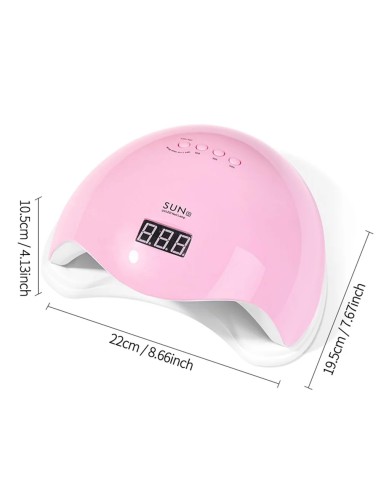 LAMPA SUN5 DUAL LIGHT 365 + 405 nm 48W PINK