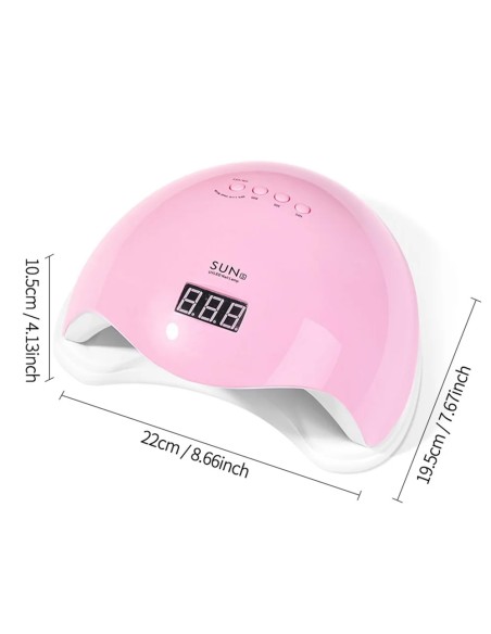 LAMPA SUN5 DUAL LIGHT 365 + 405 nm 48W PINK