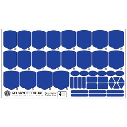 Nail Wraps Gelaxyo Pediluxe - Pure Color 04 Blue