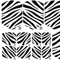 PEDI WRAPS ANIMAL COUTURE AC-5 GELAXYO CU 38 DE WRAPURI,...