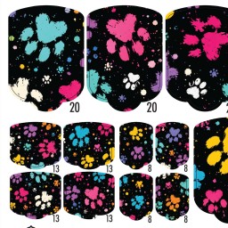 PEDI WRAPS ANIMAL COUTURE AC-6 GELAXYO