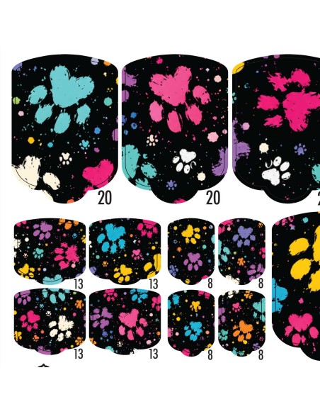 PEDI WRAPS ANIMAL COUTURE AC-6 GELAXYO