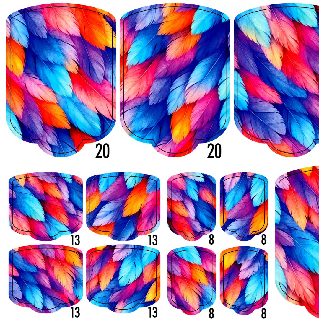 PEDI WRAPS ESTIVAL 1 GELAXYO CU 38 DE WRAPURI,...